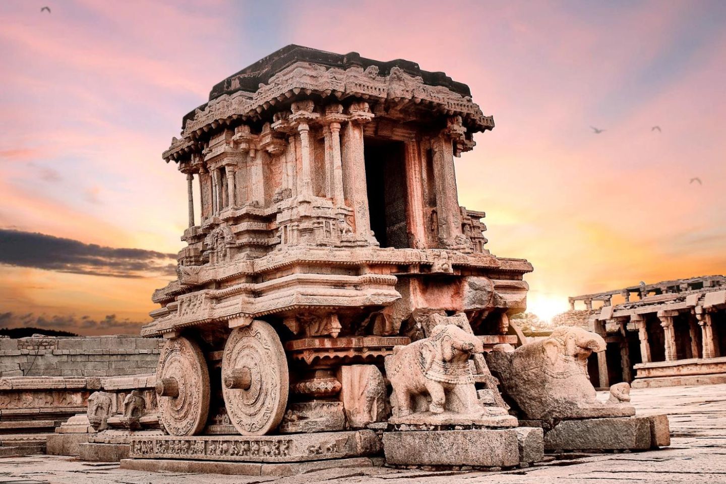 Stone Chariot Hampi 